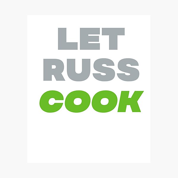 Item preview, Let Russ Cook Seattle Football Quarterback Number 3 designed and sold by MPowerTeez.
