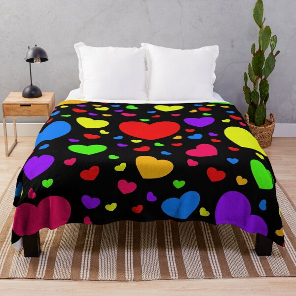Item preview, Rainbow Hearts Explosion Dark Version designed and sold by MousseFashion.