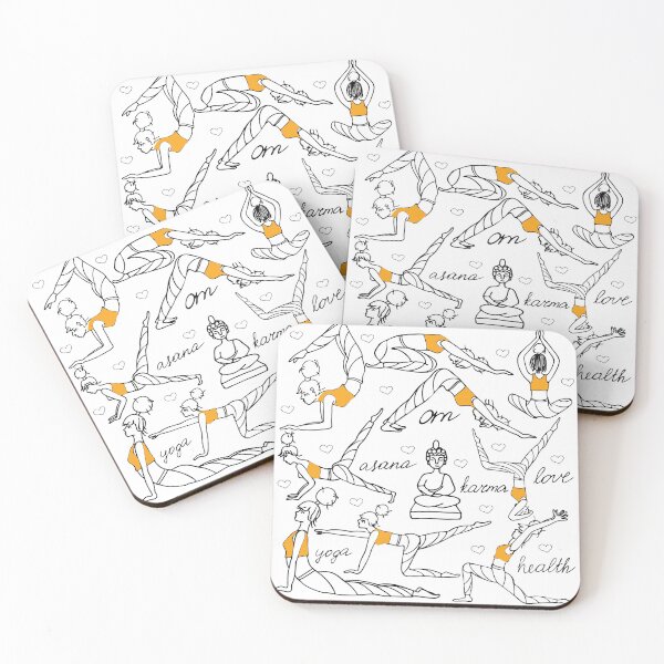 Item preview, Yoga poses designed and sold by Bazarovaart.
