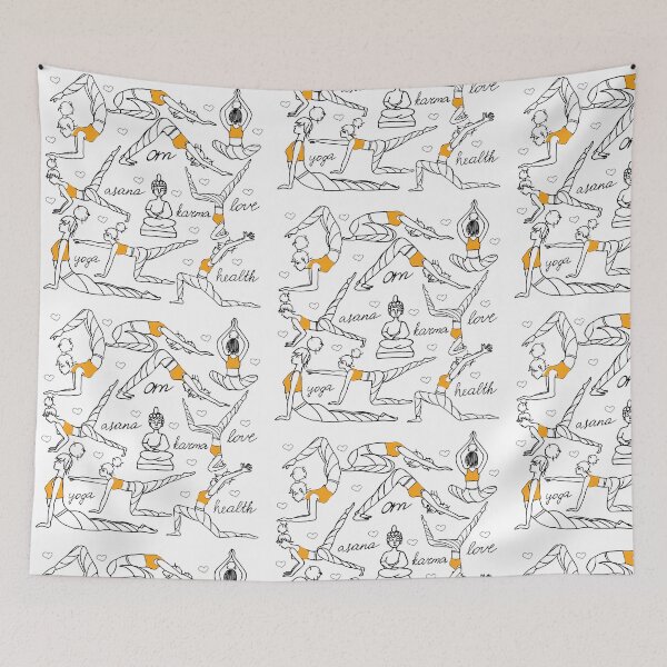 Item preview, Yoga poses designed and sold by Bazarovaart.