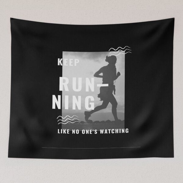 Item preview, Keep Running Like No One's Watching  designed and sold by Michael Schmidt.