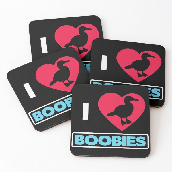 Item preview, Funny I Love Boobies Gift design for Birdwatchers print designed and sold by Lisbob.