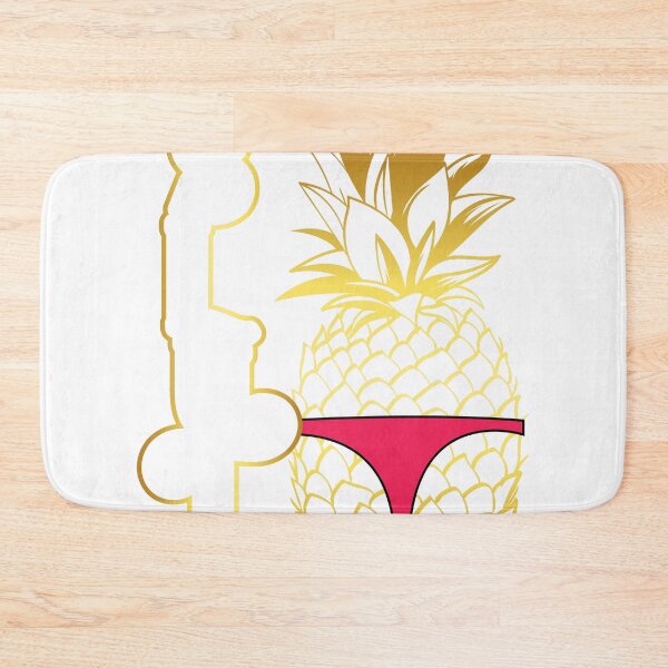Item preview, Funny Vintage Pineapple Slut Yellow G-String print designed and sold by Lisbob.