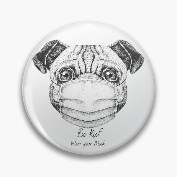 Item preview, Pug Covid Wear Your Mask designed and sold by kief-clothes.