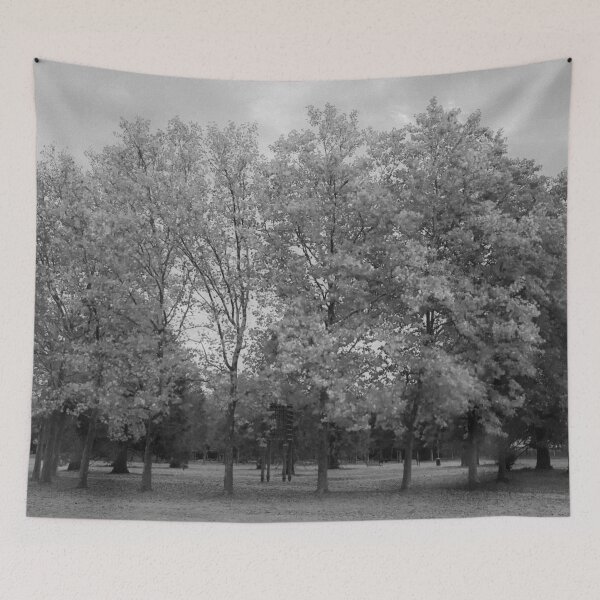 Item preview, Monochrome Silver Winter Trees designed and sold by AnnaMirella.
