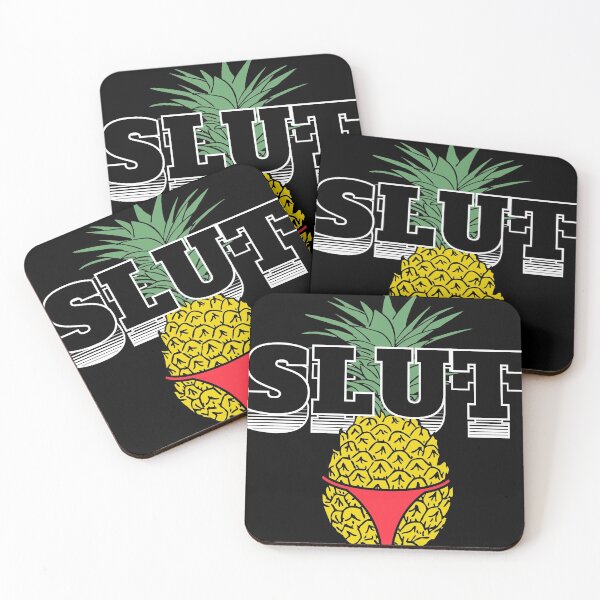 Item preview, Funny Vintage Pineapple Slut Yellow G-String design designed and sold by Lisbob.