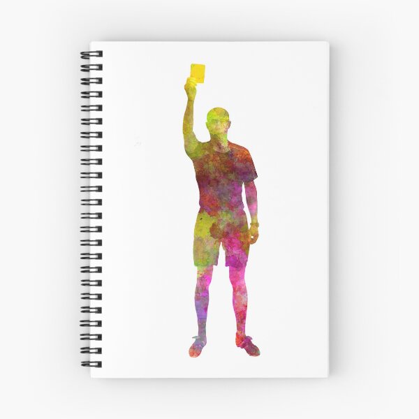 Item preview, Referee in watercolor, foul signal, yellow card 01 designed and sold by paulrommer.
