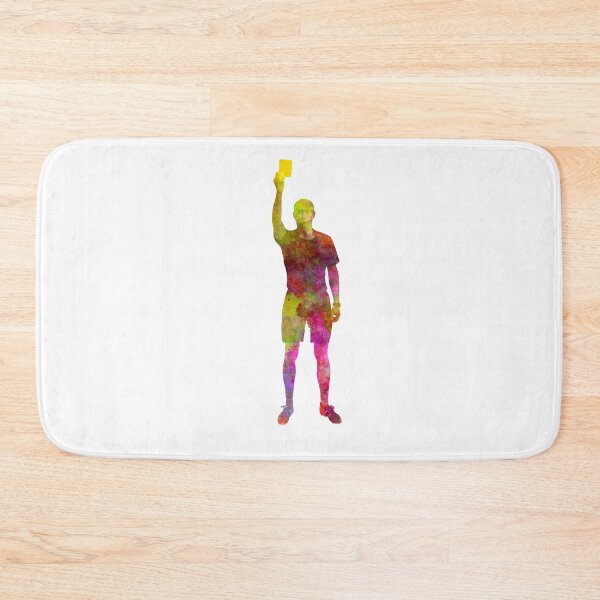 Item preview, Referee in watercolor, foul signal, yellow card 01 designed and sold by paulrommer.