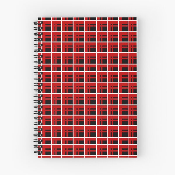 Item preview, Chequered design black red and white new design for unique gifts  designed and sold by Cardio Boutique.