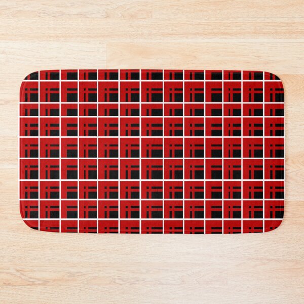 Item preview, Chequered design black red and white new design for unique gifts  designed and sold by Cardio Boutique.