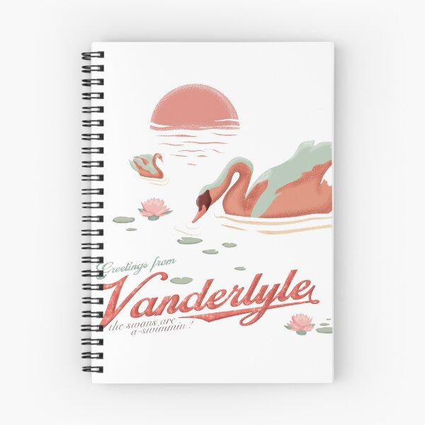 Item preview, Greetings from Vanderlyle (The swans are a-swimmin') designed and sold by thefrayedfiles.