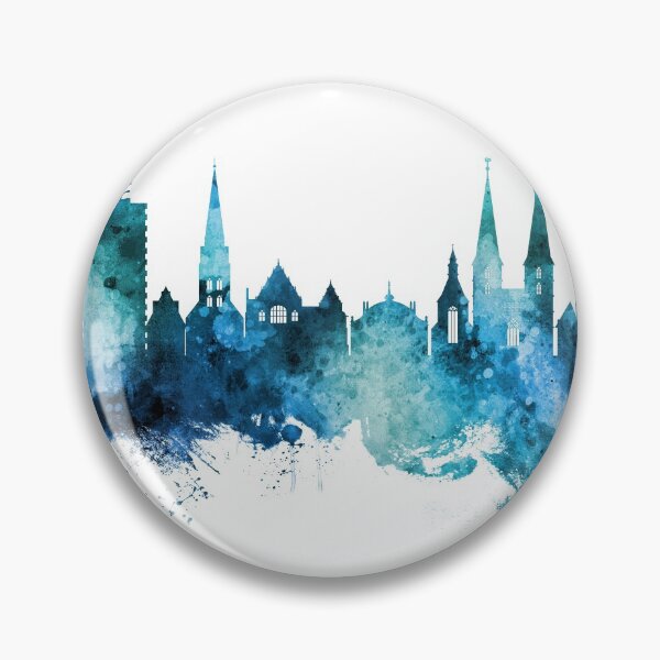 Item preview, Bielefeld Germany Skyline designed and sold by ArtPrints.