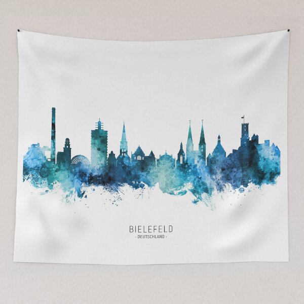 Item preview, Bielefeld Germany Skyline designed and sold by ArtPrints.