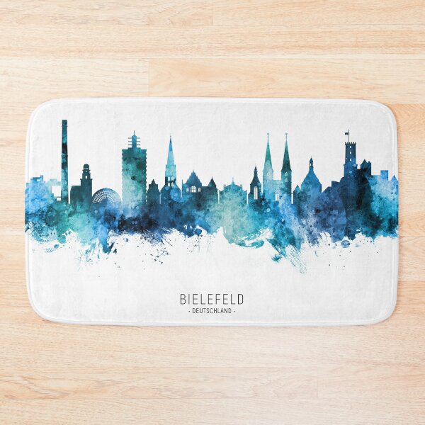 Item preview, Bielefeld Germany Skyline designed and sold by ArtPrints.