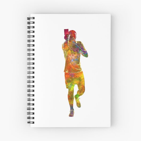 Item preview, Referee in watercolor, foul signal, yellow card 01 designed and sold by paulrommer.