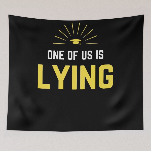 Item preview, One of us is Actually Lying designed and sold by rupalidharapat.