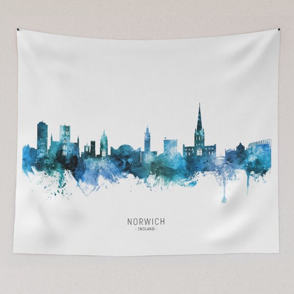 Item preview, Norwich England Skyline designed and sold by ArtPrints.
