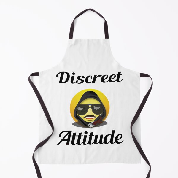 Item preview, Discreet Attitude - Discreet - Cool Fun Message Smiley designed and sold by rubislys.