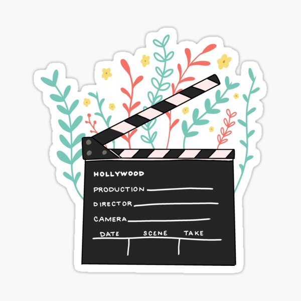 Artikel-Vorschau von Netter Clapperboard Flower Chic, designt und verkauft von Ray Sánchez.
