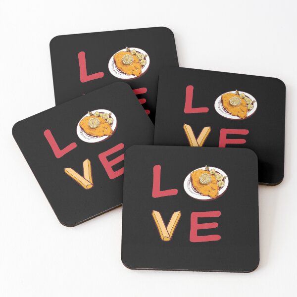 Item preview, Funny Love Wiener Schnitzel Hearth Pommes Frites designed and sold by RJ-Art.