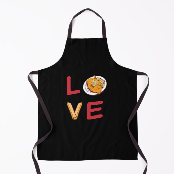 Item preview, Funny Love Wiener Schnitzel Hearth Pommes Frites designed and sold by RJ-Art.