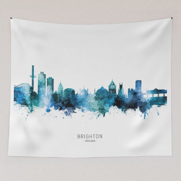 Item preview, Brighton England Skyline designed and sold by ArtPrints.