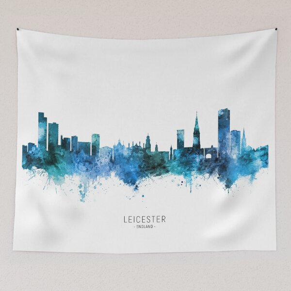 Item preview, Leicester England Skyline designed and sold by ArtPrints.