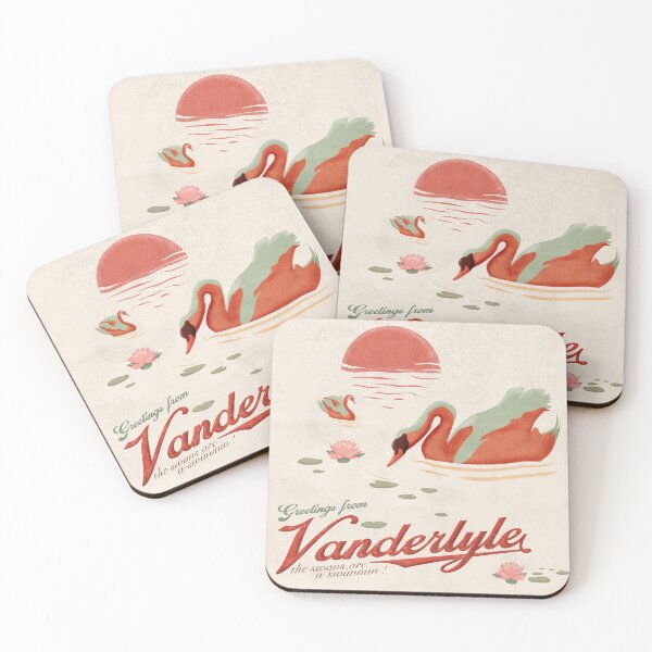 Item preview, Greetings from Vanderlyle (The swans are a-swimmin') designed and sold by thefrayedfiles.