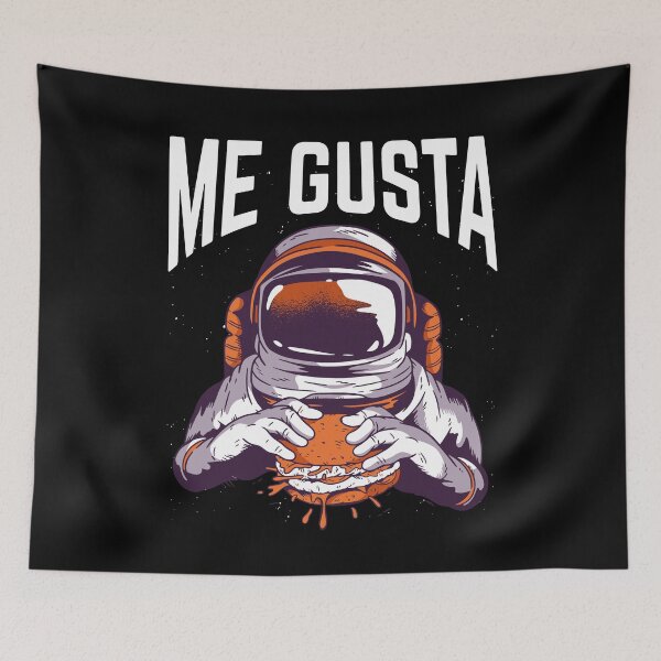 Item preview, Me Gusta Astronaut Helmet Space Burger Spain designed and sold by RJ-Art.