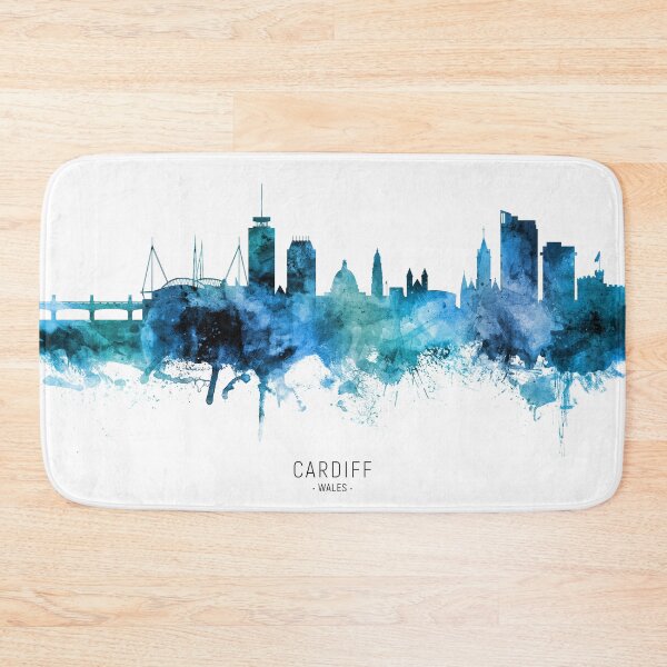 Artikelvorschau, Cardiff Wales Skyline entworfen und verkauft von ArtPrints.