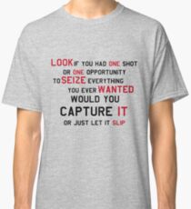 EMINEM MOTIVATIONNAL SHIRT BLACK&RED Classic T-Shirt