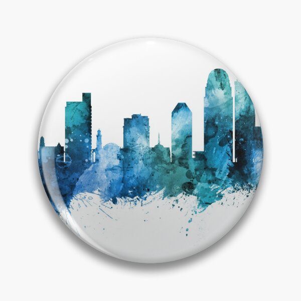 Item preview, Winston-Salem North Carolina Skyline designed and sold by ArtPrints.