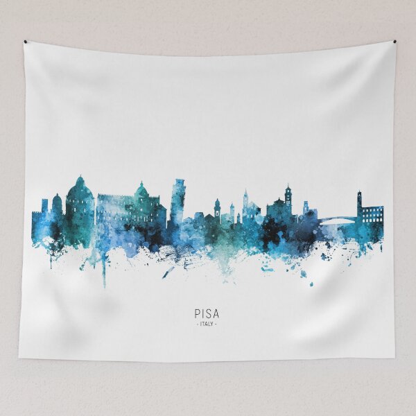 Item preview, Pisa Italy Skyline designed and sold by ArtPrints.