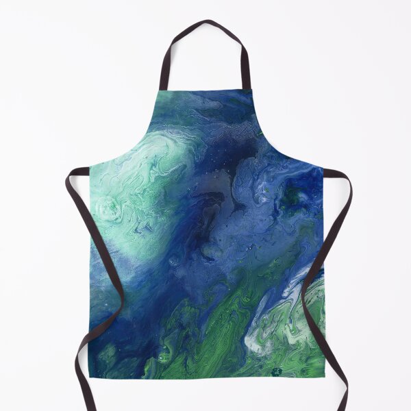 Item preview, The Dreamy Ocean , Fluid acrylic art, Ocean inspired, dreamy ocean waves designed and sold by SoumyaShetty.