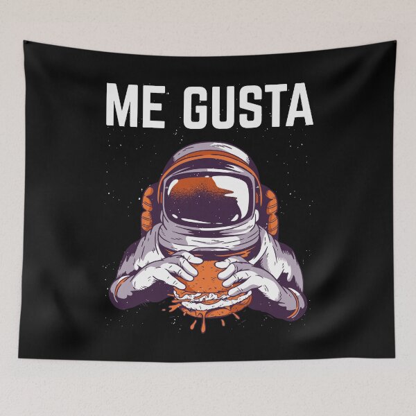 Item preview, Me Gusta Astronaut Helmet Space Burger Spain designed and sold by RJ-Art.