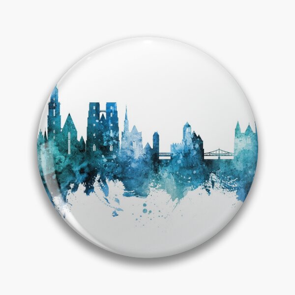 Item preview, Wroclaw Poland Skyline designed and sold by ArtPrints.