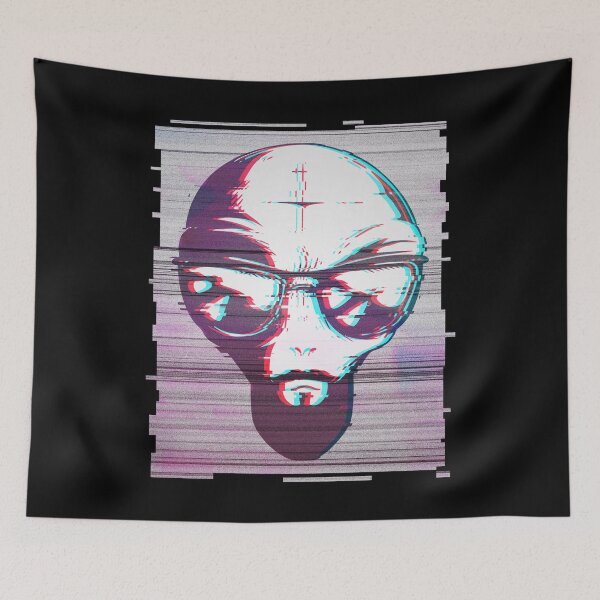 Item preview, Funny Alien Space Sunglasses Beard designed and sold by RJ-Art.
