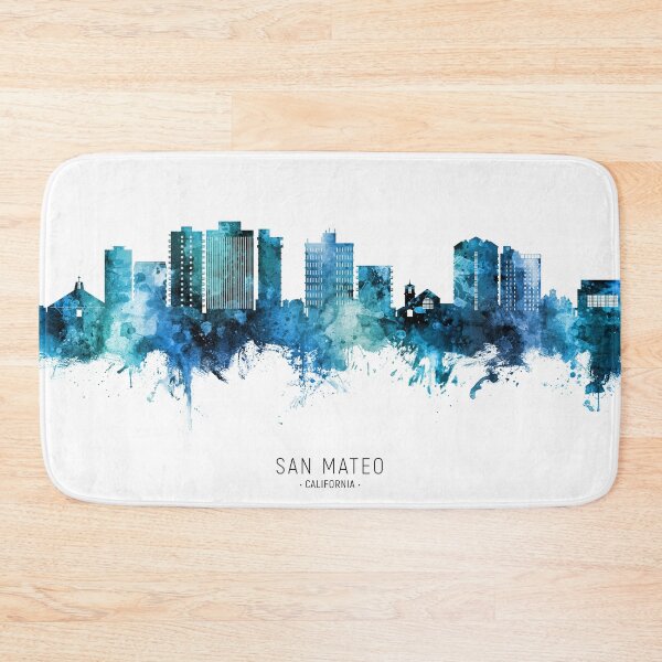 Item preview, San Mateo California Skyline designed and sold by ArtPrints.