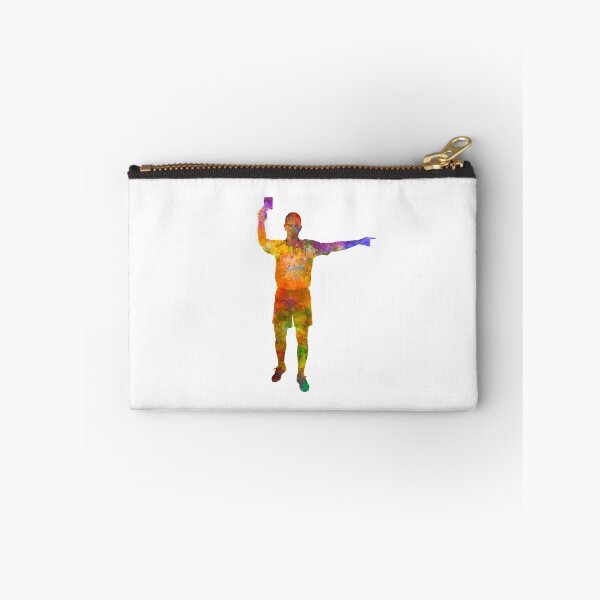 Item preview, Referee in watercolor, foul signaling, red card 02 designed and sold by paulrommer.