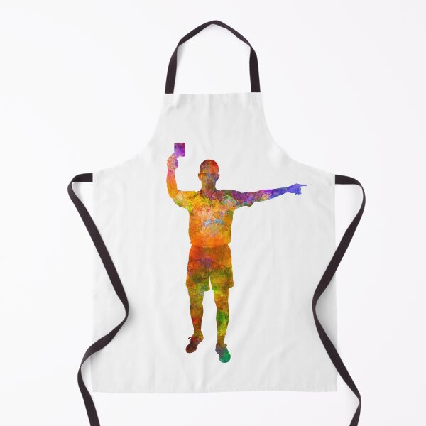 Item preview, Referee in watercolor, foul signaling, red card 02 designed and sold by paulrommer.