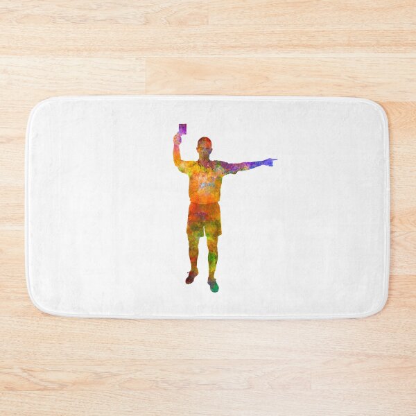Item preview, Referee in watercolor, foul signaling, red card 02 designed and sold by paulrommer.