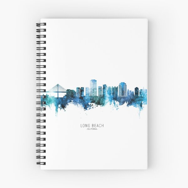 Item preview, Long Beach California Skyline designed and sold by ArtPrints.