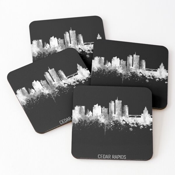 Item preview, Cedar Rapids Iowa Skyline designed and sold by ArtPrints.