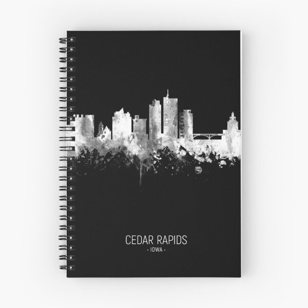 Item preview, Cedar Rapids Iowa Skyline designed and sold by ArtPrints.