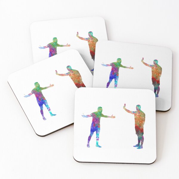 Item preview, Referee in watercolor, foul signaling, red card 03 designed and sold by paulrommer.