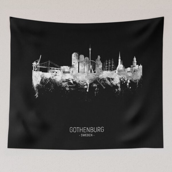 Item preview, Gothenburg Sweden Skyline designed and sold by ArtPrints.