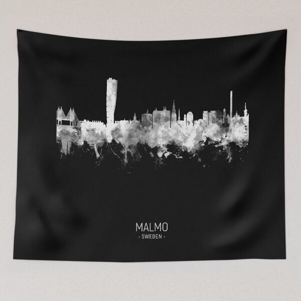 Item preview, Malmo Sweden Skyline designed and sold by ArtPrints.