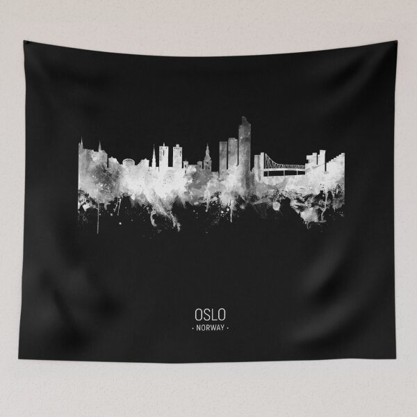 Item preview, Oslo Norway Skyline designed and sold by ArtPrints.