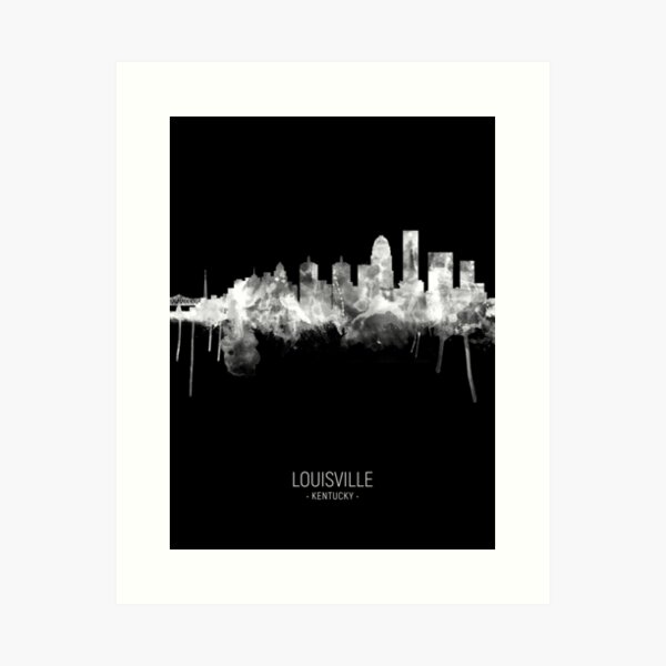 Item preview, Louisville Kentucky City Skyline designed and sold by ArtPrints.