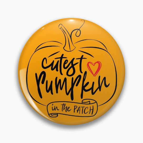 Item preview, Cutest pumpkin in the patch, hand drawn design with a heart designed and sold by BeYoonik.